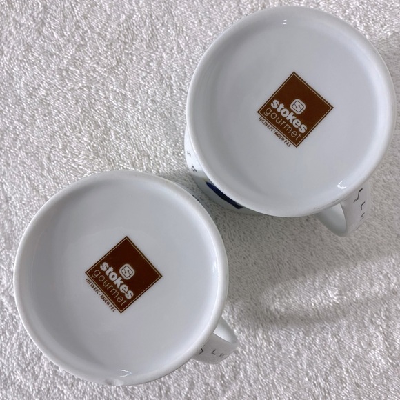 Stokes Gourmet Cat Kitty Bird Music Mugs x2 - Picture 3 of 10